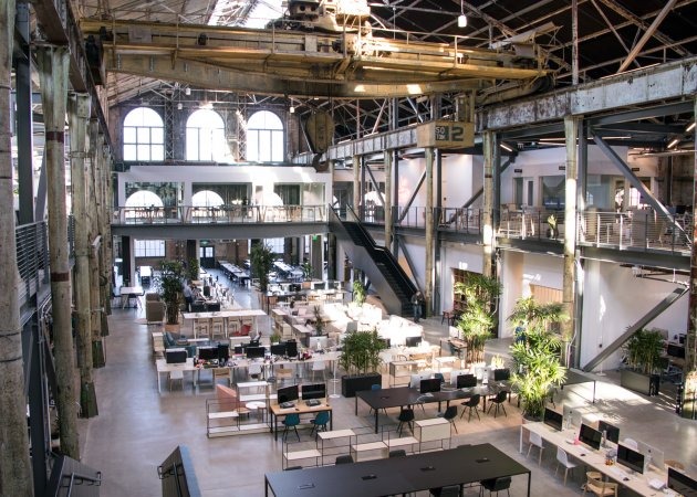 Industrial turnkey project hall executed by Viona Interiors